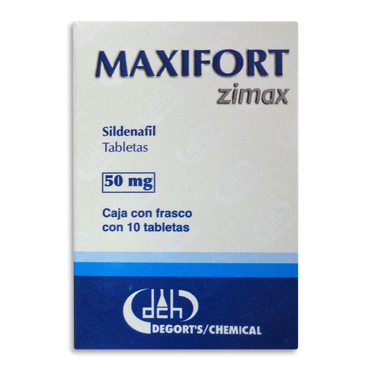 MAXIFORT ZIMAX TAB. 50 MG. CAJA C/FCO. C/10