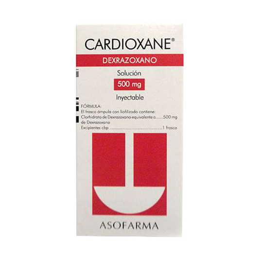 CARDIOXANE 500 mg SOL INY 1 FA