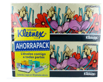 KLEENEX PAÑUELOS DESECHABLES AHORRAPACK C180 PAQ C2