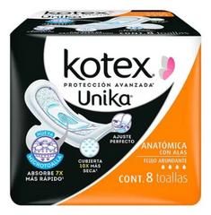 TAS SANIT KOTEX UNIK ANAT U-S C/8