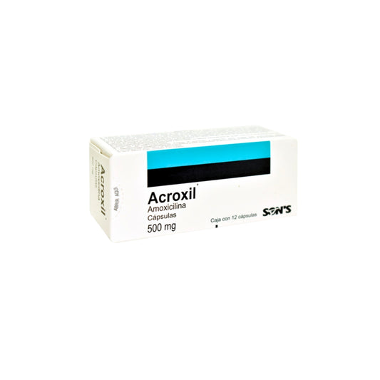 ACROXIL CAP. 500 MG. CAJA C/12