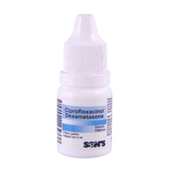 DEXAMETASONA/CIPROFLOXACINO SOL 3.5/1/5