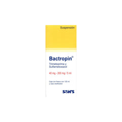 BACTROPIN SUSP. 40/200 MG. CAJA C/FCO. C/120 ML.