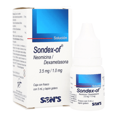 SONDEX-OF SOL. OFT. CAJA C/FCO. C/5 ML.