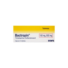 BACTROPIN F TAB. 160/800 MG. CAJA C/14