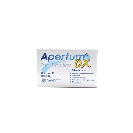 APERTUM OX TAB 180 MG CAJA C10