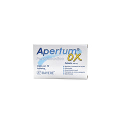 APERTUM OX TAB 180 MG CAJA C10