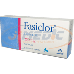 FASICLOR CAP. 250 MG. CAJA C/15