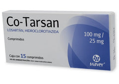 CO-TARSAN COMPR. 100/25 MG. CAJA C/15