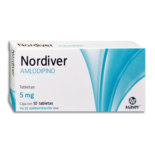 NORDIVER TAB 5 MG CAJA C10