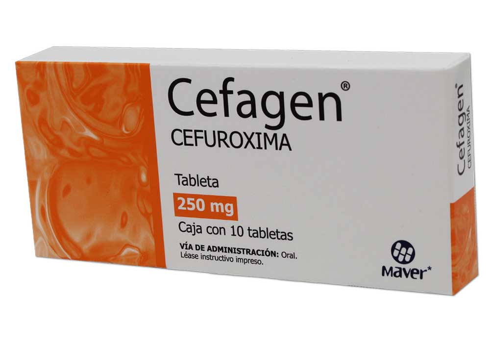 CEFAGEN TAB. 250 MG. CAJA C/10