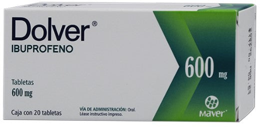 DOLVER TAB. 600 MG. CAJA C/20