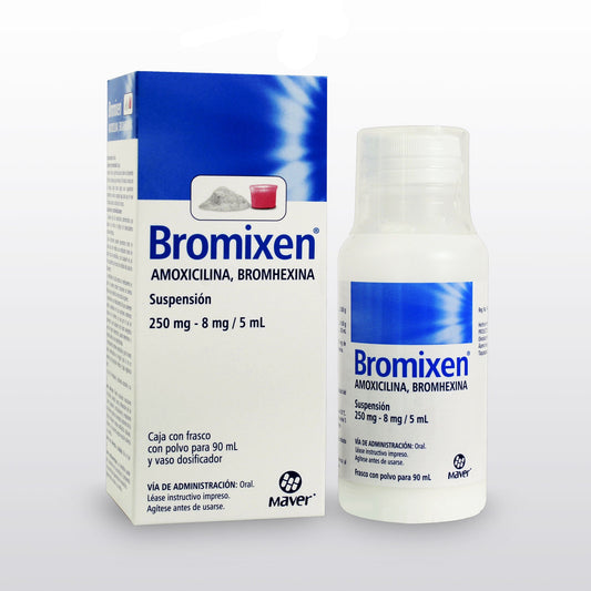 BROMIXEN SUSP. 250/8 MG. FCO. C/PVO. P/90 ML.