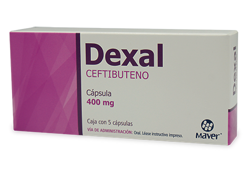 DEXAL CAP 400 MG CAJA C5 (CEFTIBUTENO) – CostoFarma