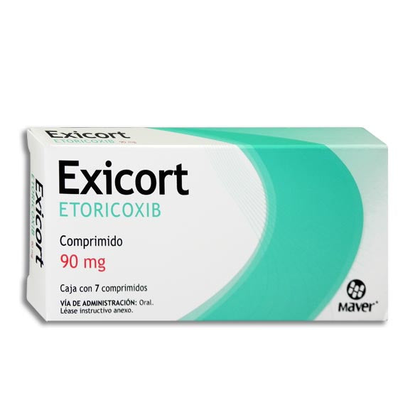 EXICORT COMPR 90 MG CAJA C7