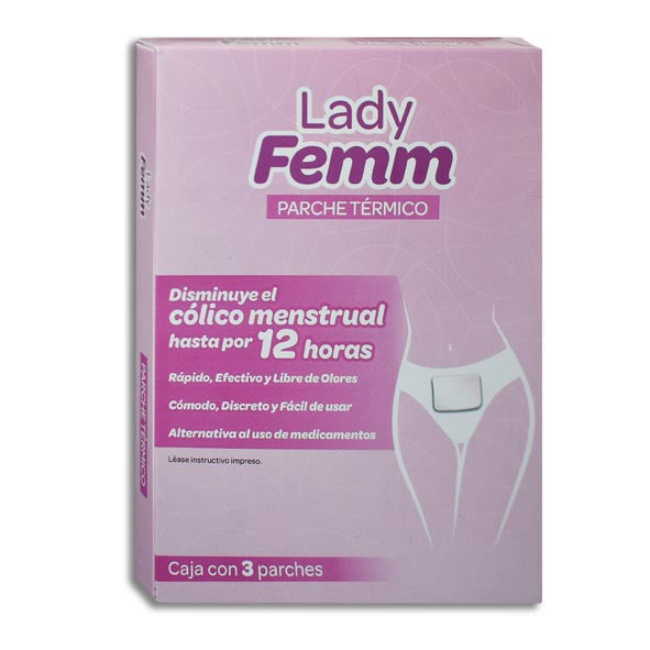 LADY FEMM PARCHE TERMICO CAJA C3 PARCHES