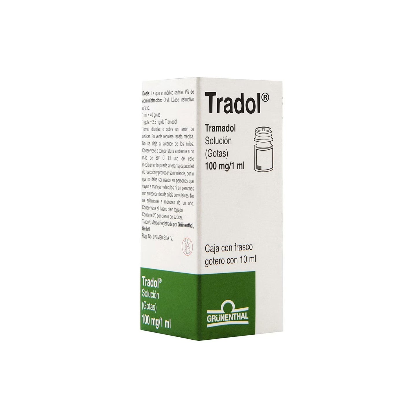 TRADOL 100 MG GTS 10 ML