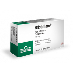 BRISTAFLAM 100 MG 10 TAB