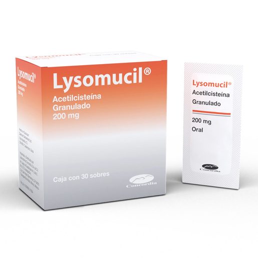LYSOMUCIL 200MG SBR GRAN C30