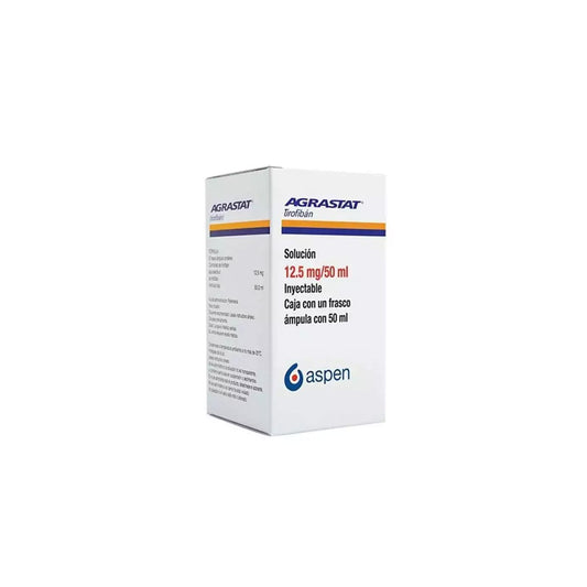 AGRASTAT 12.5 MG/50 ML C/1. FCO. AMP 50 ML