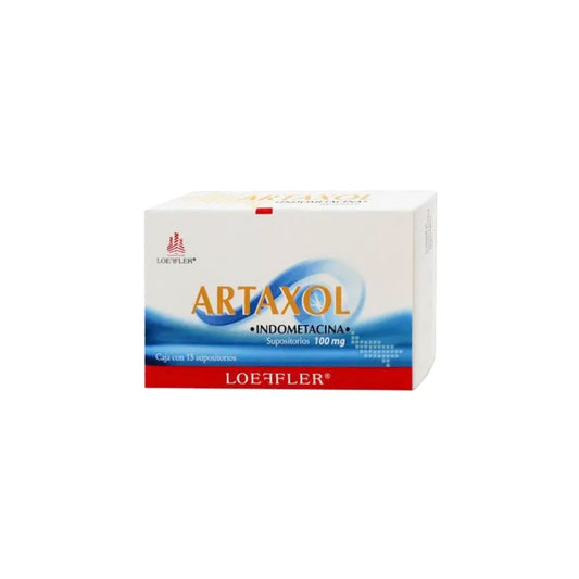 ARTAXOL 15 SUP 100 MG