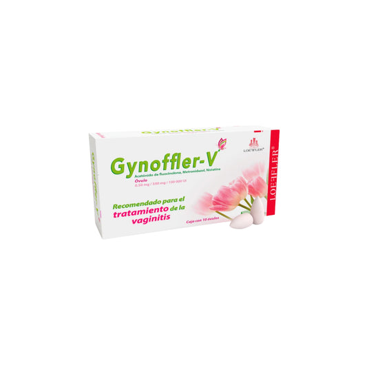 GYNOFFLER-V 10 OVS 0.5/500 MG/100,000 UI