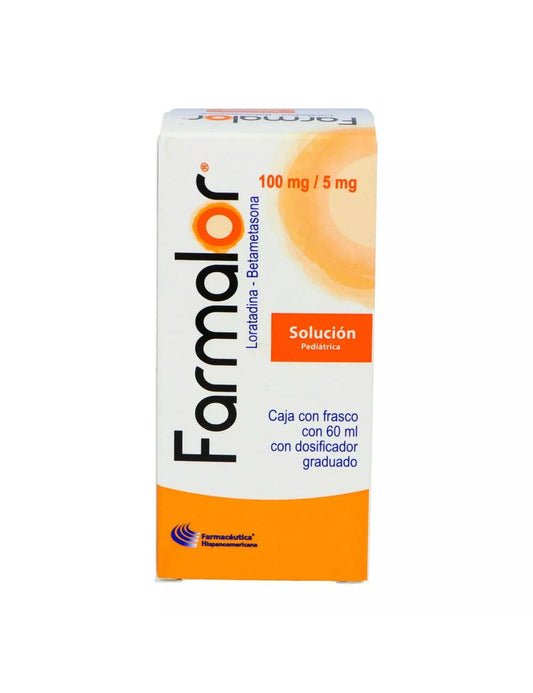 FARMALOR SOL. PED. 100/5 MG. FCO. C/60 ML.