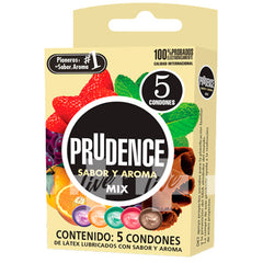 PRUDENCE PRESERVATIVOS MIX SABOR Y AROMA MIX CARTERA C/5