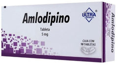 AMLODIPINO TAB. 5 MG. CAJA C/10