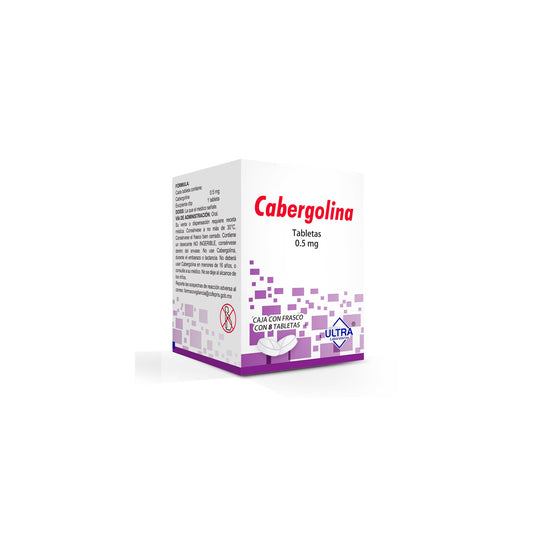 CABERGOLINA 0.5 MG 8 TAB    LGEN