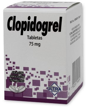 CLOPIDOGREL TAB. 75 MG. CAJA C/14