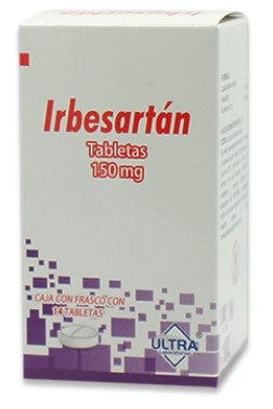 IRBESARTAN TAB. 150 MG. CAJA C/14