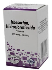 IRBESARTAN, HIDROCLO 28 TAB 150/12.5 MG