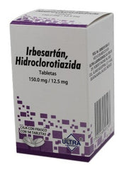 IRBESARTAN, HIDROCLO 14 TAB 150/12.5 MG