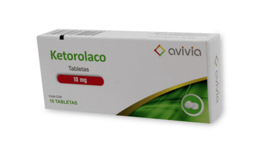 KETOROLACO TROMETAMINA TAB. 10 MG. CAJA C/10