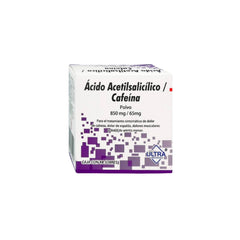 ACIDO ACETILSALICILICO CAFEINA PVO 850/65 MG CAJA C10 SOBRES