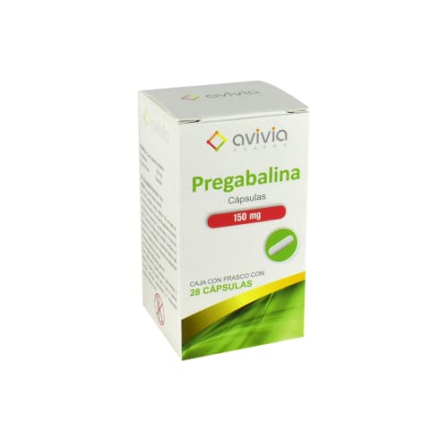 PREGABALINA CAP. 150 MG. CAJA C/FCO. C/28