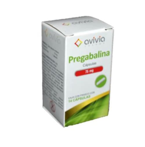 PREGABALINA CAP. 75 MG. CAJA C/FCO. C/14