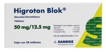 HIGROTON BLOK 50/12 5MG TABC28