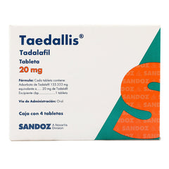 TAEDALLIS 4 TAB 20 MG