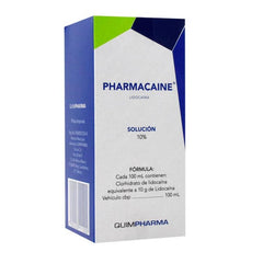 PHARMACAINE SOL. TOPICA 10% CAJA C/FCO. ATOMIZADOR C/115 ML.