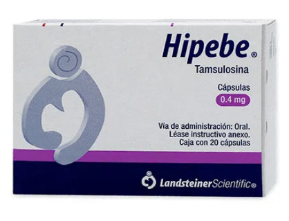 TAMSULOSINA (HIPEBE) CAP. 0.4 MG. CAJA C/20 – CostoFarma