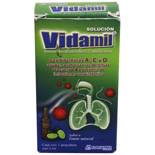 VIDAMIL LIMON ORAL 1X3 ML AMP