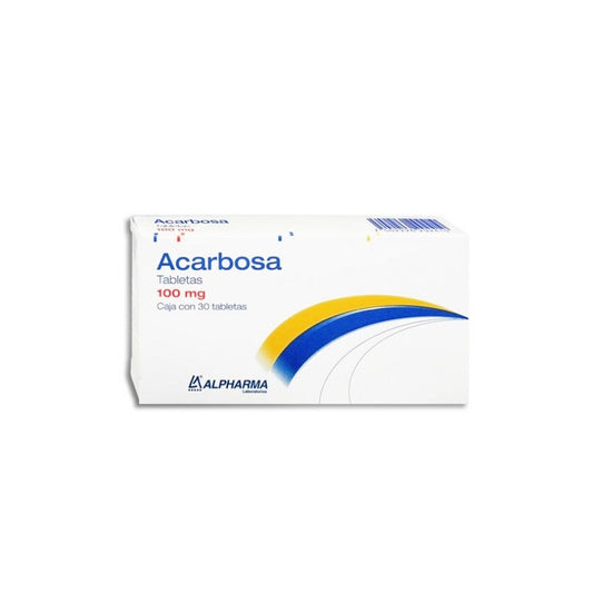 ACARBOSA 30 TAB 100 MG
