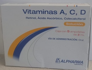 VITAMINAS ACD SOL ING CAJA C5 AMP C3 ML
