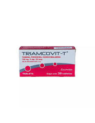 TRIAMCOVIT-T 100/5MG 50MCG 30 TAB