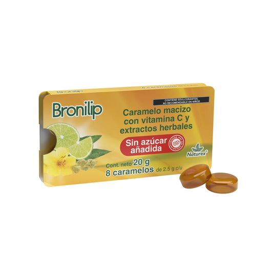BRONILIP CARAMELO S/AZUCAR BLISTER C/10