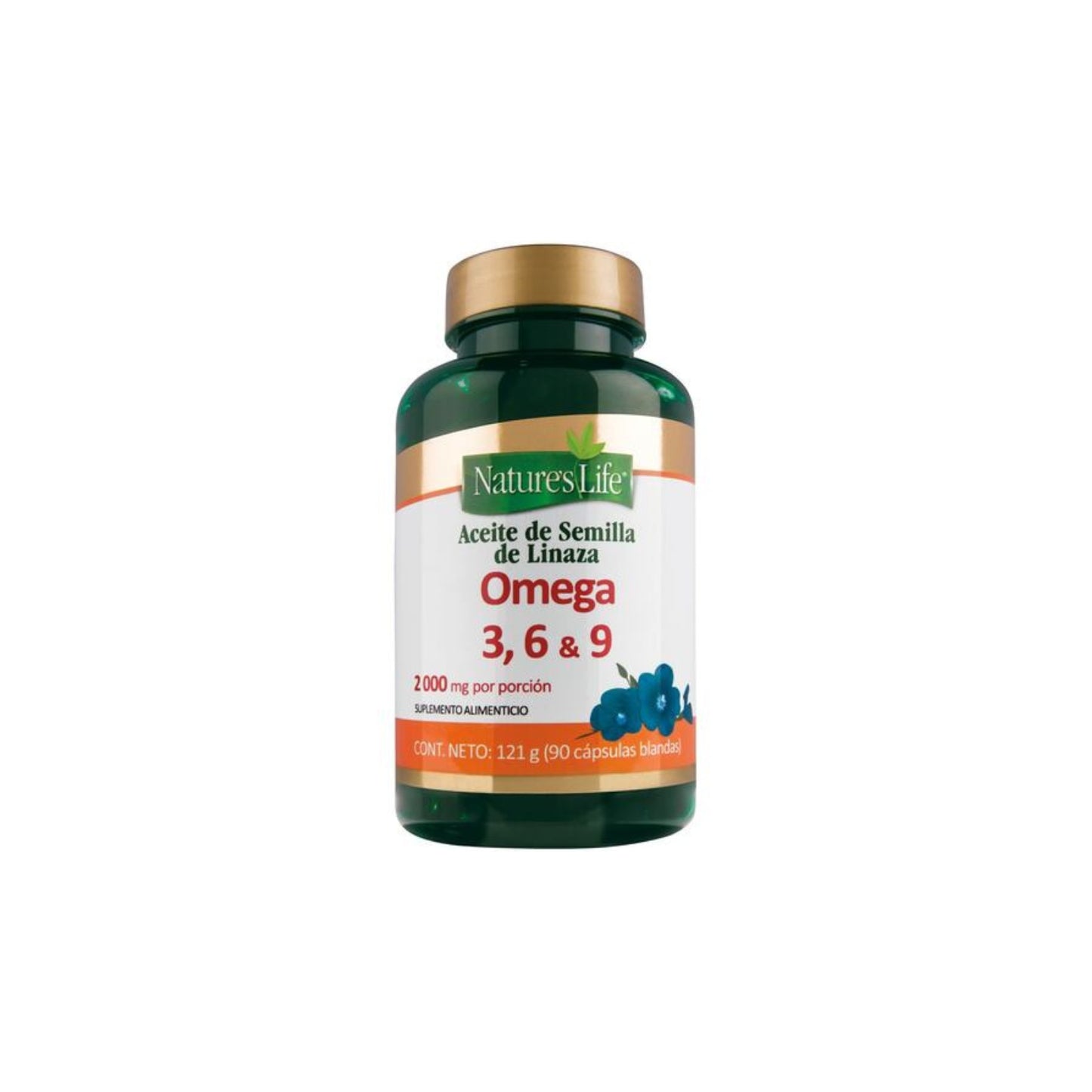 NATURE´S LIFE OMEGA 3,6 & 9 (ACEITE DE LINAZA) CAP FCO C90