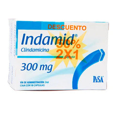 INDAMID 300 MG 16 CAPS 2X1