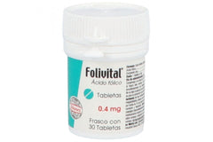 FOLIVITAL TAB. 400 MCG. CAJA C/30